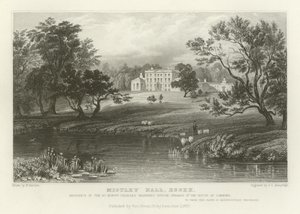 Mistley Hall, Essex, Residencia del Muy Honorable Charles Manners Sutton, Presidente de la Cámara de los Comunes