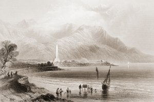 Monumento al General Ross en Rosstrevor, Condado de Down, Irlanda del Norte, de 
