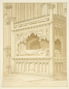 Monumento a William Canynges en St Mary Redcliffe de William Henry Bartlett