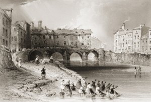El viejo puente de Baal, Limerick, Irlanda, de 