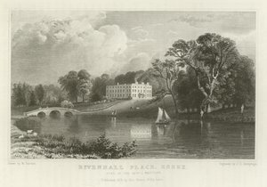 Rivenhall Place, Essex, residencia del reverendo J Western de William Henry Bartlett