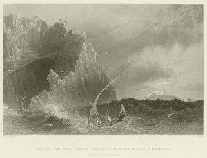 Escena en la costa de Asia Menor de William Henry Bartlett
