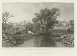 Stisted Hall y la Iglesia, Essex