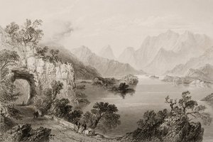 El lago superior en Killarney, Condado de Killarney, Irlanda, de 