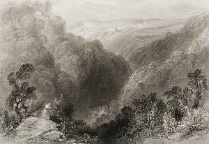 Vista de Powerscourt desde el Dargle, Condado de Wicklow, de 