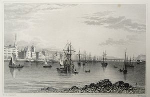 Waterford, Irlanda, grabado por W. Taylor de William Henry Bartlett