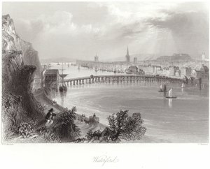 Waterford en el Condado de Waterford de William Henry Bartlett