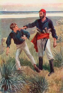 Una mano pesada agarró mi hombro y lo sostuvo como si fuera una prensa de William Henry Charles Groome