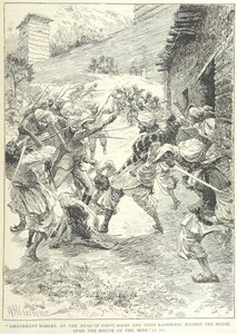 Ataque a la mina de Chitral de William Henry Charles Groome