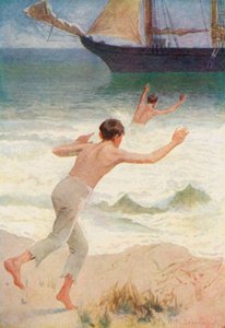 Salté por la borda en el mismo momento en que Jack se lanzó al mar de William Henry Charles Groome
