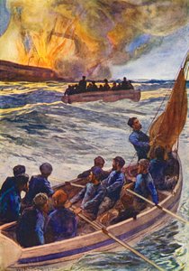 Ilustración para El mundo del hielo o el crucero ballenero del Delfín (litografía en color) de William Henry Charles Groome