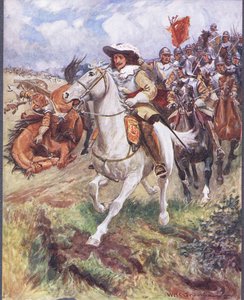 Nuestros coraceros han irrumpido en las filas de los malditos, ilustración de 