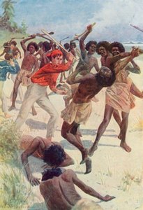 Con un golpe de su bastón Jack derribó al hombre de William Henry Charles Groome