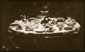 Una mesa elegantemente puesta, c.1841 de William Henry Fox Talbot