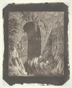 Copia de una impresión italiana de gran tamaño, reducida en la cámara de William Henry Fox Talbot