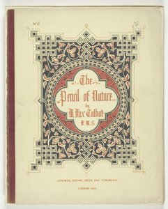 Portada y Texto de "El Lápiz de la Naturaleza," Londres, 1844 de William Henry Fox Talbot