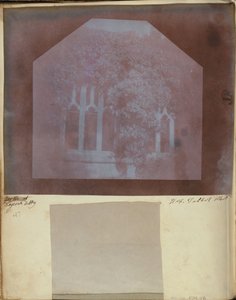 (detalle) del Claustro en la Abadía de Lacock de William Henry Fox Talbot