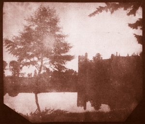 Abadía de Lacock en reflexión, c.1840 de William Henry Fox Talbot