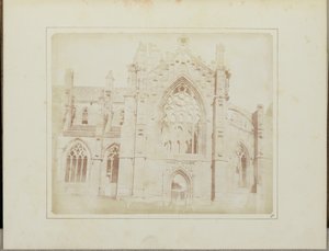 Abadía de Melrose de William Henry Fox Talbot
