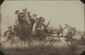 Transporte napolitano - Copia de una pintura en la Abadía de Lacock