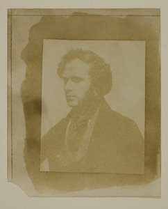 Retrato de Henneman de perfil de William Henry Fox Talbot