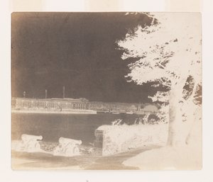 Royal William Victualling Yard, Plymouth, desde Mount Edgecumbe de William Henry Fox Talbot