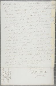 Carta firmada de William Henry Fox Talbot a James David Forbes, 1839 de William Henry Fox Talbot