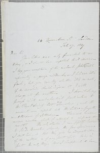 Carta firmada de William Henry Fox Talbot a James David Forbes, 1839 de William Henry Fox Talbot