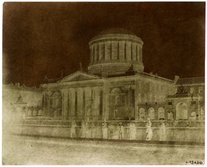 The Four Courts, Dublín (Negativo de papel-Cámara) de William Henry Fox Talbot