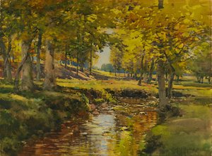Otoño en el borde del prado, n.d.