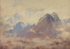 Los propios del Todopoderoso, una impresión de los altos Andes de William Henry Holmes