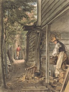 El carpintero del Dr. Munro en acción