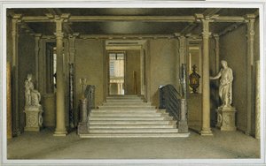 Entrada Norte en Chatsworth House de William Henry Hunt
