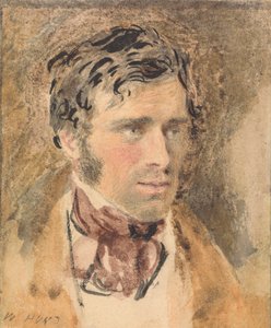 Retrato de un hombre de William Henry Hunt