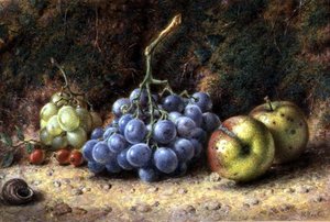 Bodegón de frutas de William Henry Hunt