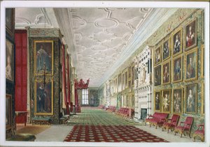 La Galería Larga, Hardwick de William Henry Hunt