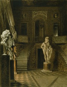 El Salón Pintado en Chatsworth de William Henry Hunt