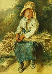 La joven espigadora de William Henry Hunt