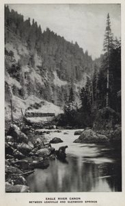 Cañones de Colorado: Eagle River Canon, entre Leadville y Glenwood Springs de William Henry Jackson