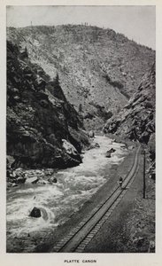 Cañones de Colorado: Platte Canon de William Henry Jackson