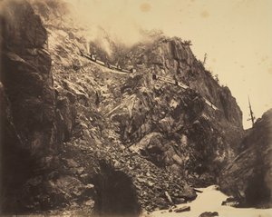 Cañón del Río las Ánimas, c. 1882-1886 de William Henry Jackson
