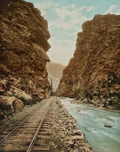 Cañón Clear Creek, Colorado, c.1899