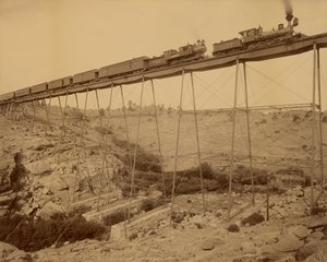 Puente Dale Creek, Ferrocarril Union Pacific de William Henry Jackson