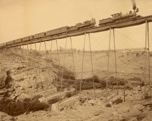 Puente Dale Creek, Wyoming de William Henry Jackson
