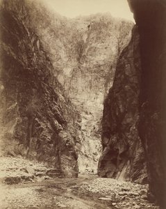 Cañón del río Diamante,1885 (foto) de William Henry Jackson