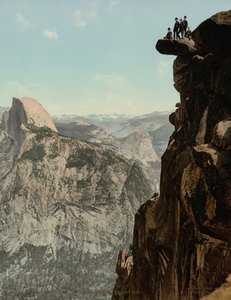 Glacier Point y South Dome, Valle de Yosemite, California,publicado en 1898 (foto) de William Henry Jackson