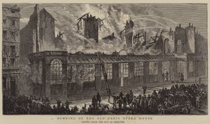 Incendio de la antigua Ópera de París
