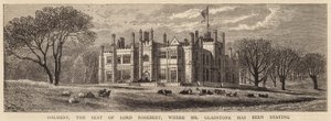 Dalmeny, la residencia de Lord Rosebery, donde se ha alojado el Sr. Gladstone