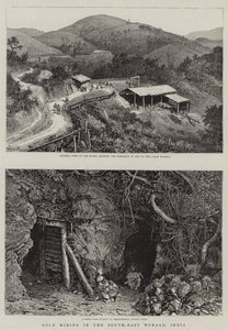 Minería de Oro en el Sureste de Wynaad, India de William Henry James Boot