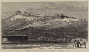 Palacio de Verano del Shah de Persia en Teherán de William Henry James Boot